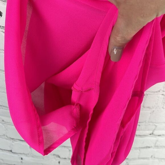 Naked Zebra Pink Cross Front Tank - Picture 6 of 7